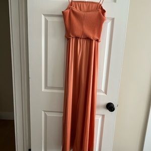 Beautiful coral orange dress